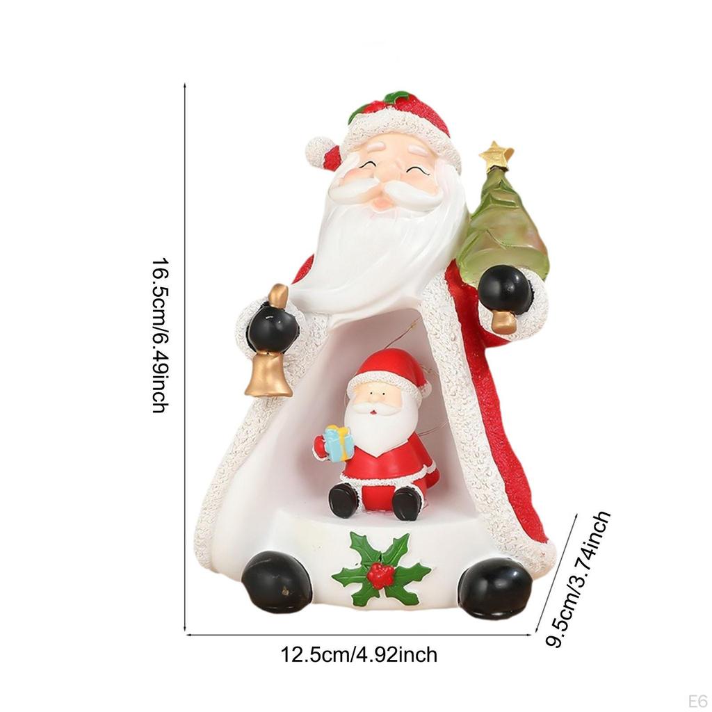 Weihnachtsdekoration mit leichter Handwerkskunst, stabiler und süßer Harzstatue