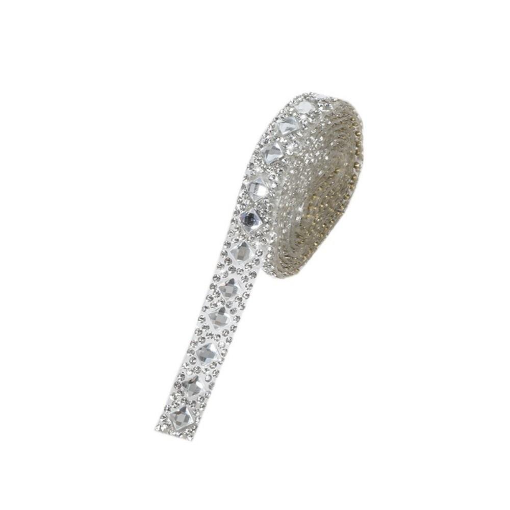 Glitzer Selbstklebende Strassstreifen DIY Bling Strassbesatzband Hochzeitsdeko