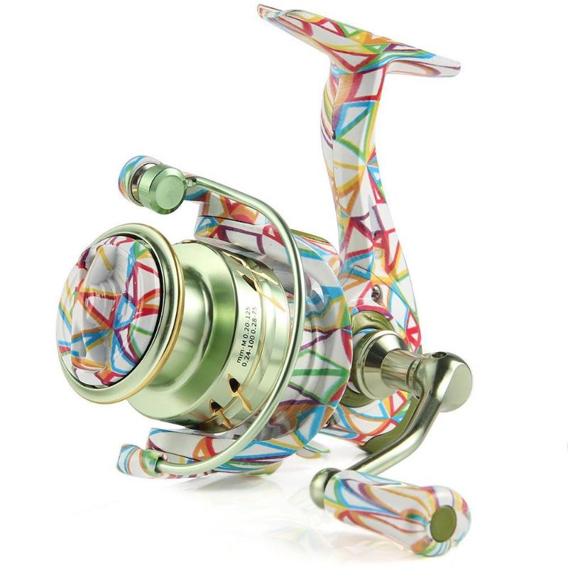 Mavllos FLASH Fresh Spinning Fishing Reel Drag Power 10KG Speed Ratio 5.2:1 Lightweight Metal Shallow Spool Long Distant Surf Fishing Reel