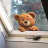 Cartoon Cute Greeting Teddy Bear Bedroom Decoration Wall Sticker for Children's Room