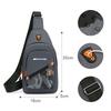 Adjustable Shoulder Bag Crossbody Men Chest Bag Storage For Mercedes Benz AMG A C E V R Class GLC SLK SL Vito Accessory Stickers SR9 6a