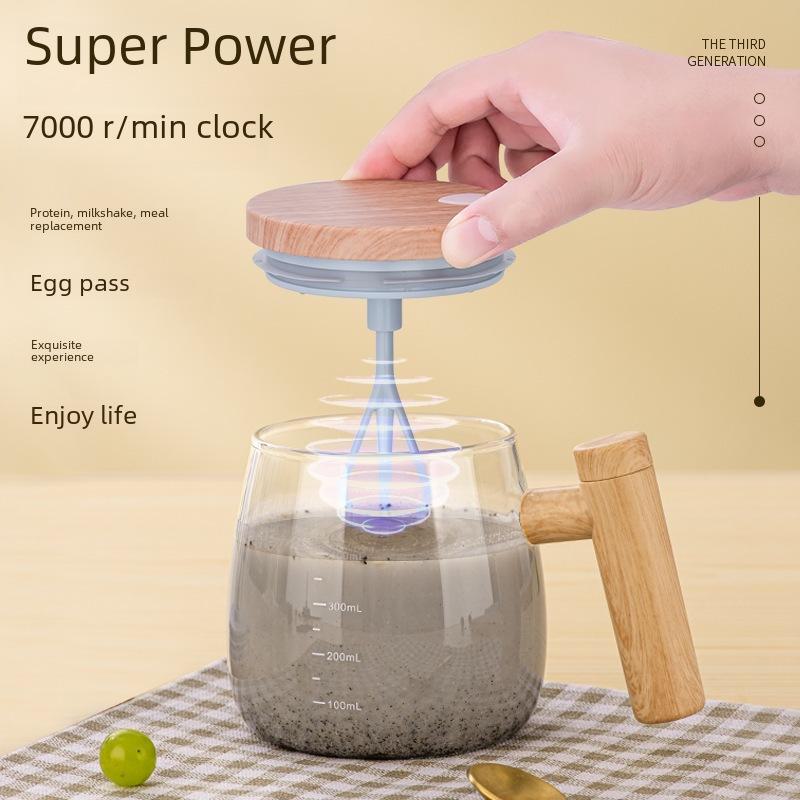 Electric Magnetic Stirring Coffee Cup - Portable, Rechargeable, and Easy To Use