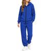 Kids Zip Hoodie and Jogger Pants Set - Two Piece Track Suit, Color Casual Outfit for Boys Girls