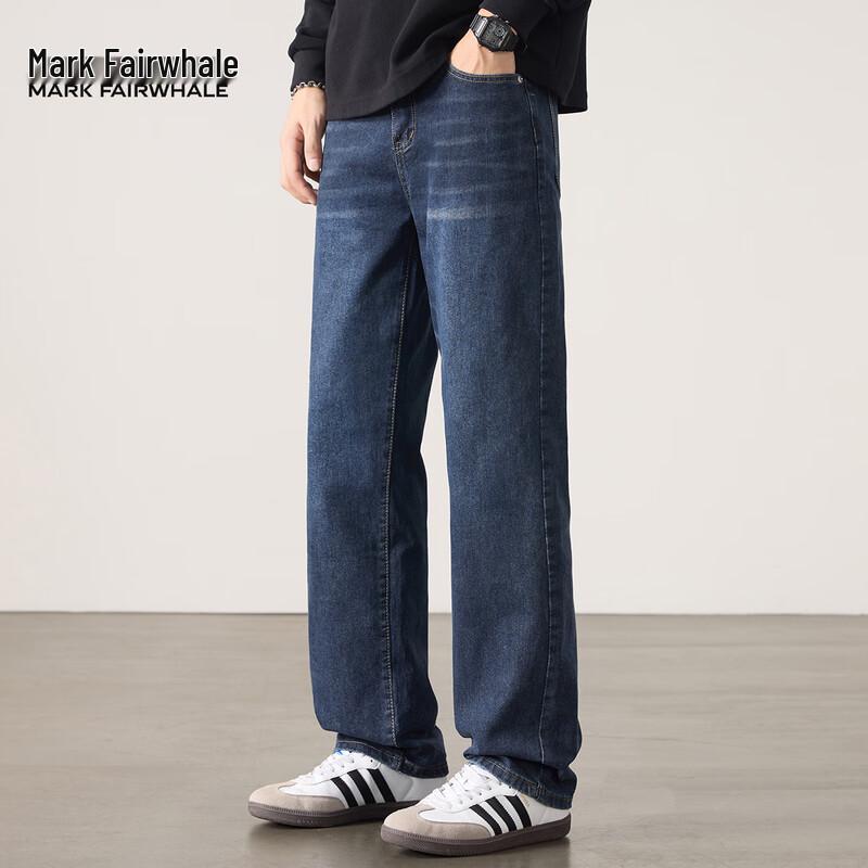 

Mark Fairwhale Men s Loose Straight Leg Stretch Jeans 32