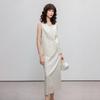 Women's Lyocell V-Neck Vest & Skirt Set