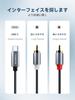 USB Typ C zu Cinch Konverter 3M SOOMFON Audiokabel mit 2 Cinch-Buchsen DAC Langlebiges Nylon Kompatibel mit Heimkabel, - Typ-C (Rot-Weiss), Chip, Y-Typ