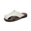 Augustine slippers women's 2025 new summer outer wear bag head half-drag sandals are beautiful with skirt flat-bottomed sandals