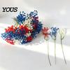Table Ornament Flower Stems 10Pcs Artificial Baby Breath Flowers, Gypsophila Fake Floral Bouquet, Bendable Realistic Plastic for Vase Faux