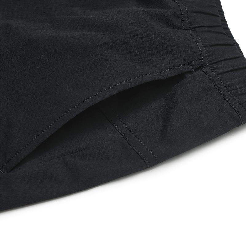 FILA Fitness Series Simple Classic Casual Training Versatile Breathable Comfortable Loose Woven Five-Point Sports Men sports Black A51M621803FBK