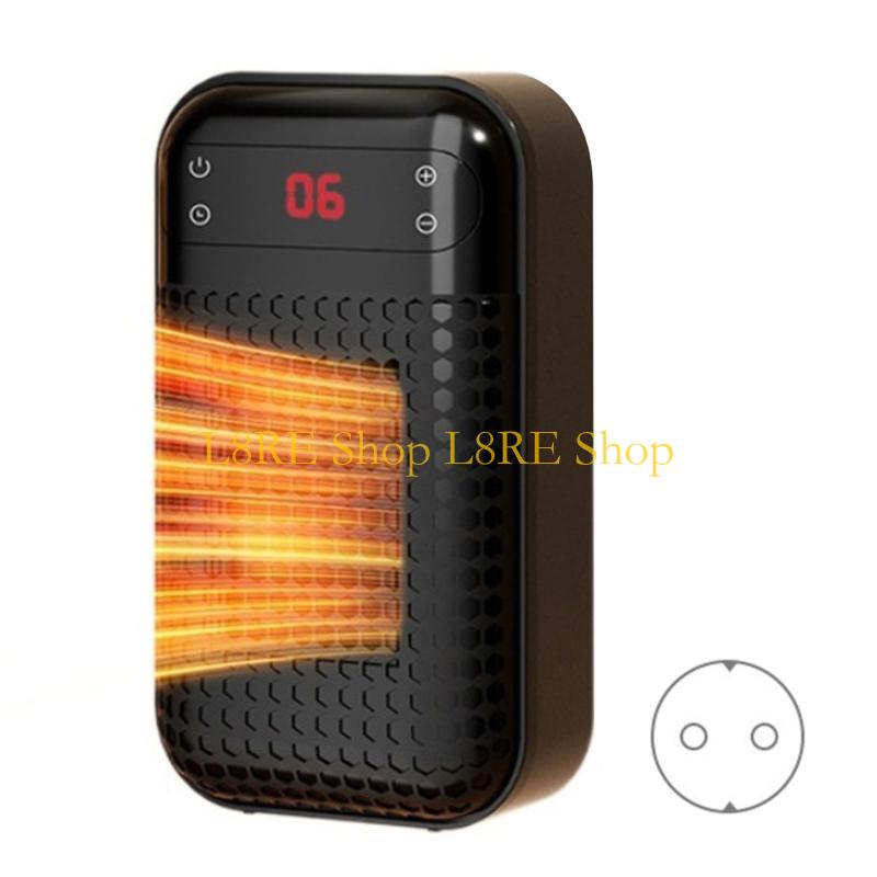 L8RE Электрические обогреватели Настенный электрический обогреватель для помещений Электрические обогреватели для помещений EU чёрный
