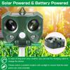 Solar-Powered Ultrasonic Pest & Bird Repeller with Infrared Sensor