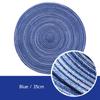 Pack of 4pcs Cotton Braiding Table Placemats Round Table Mats Heat Insulated Pad Japanese Style Mats 35cm