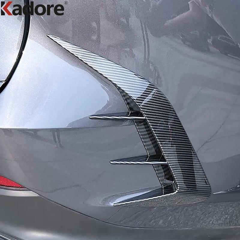 Car Rear Bumper Air Vent Outlet Cover Trim For Lexus NX 250 350 350H 450H    2024 2025 Carbon Fiber Accessories