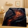HD Retro Wood Grain Tree Growth Ring Brown Gray Flannel Blanket,Ultra Soft Plush Throw for Home Bedroom Bed Sofa Cover Gift Kid