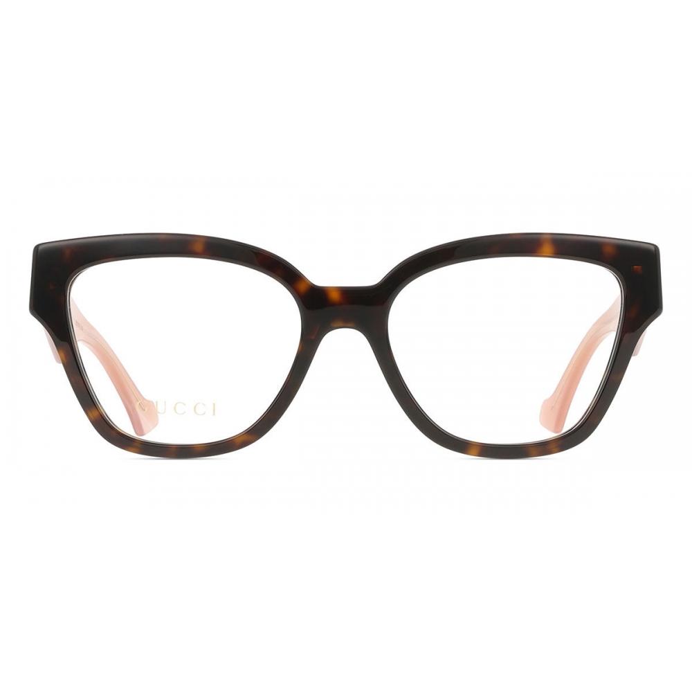 

Gucci Gg1424o 014 Women Eyeglasses Tortoise/54-18-145