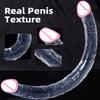 Three sizes U Shape Dildos Two Heads Soft Jelly Female Masturbator Anal Plug Artificial Penis G-spot Massage Sex Toys for Women