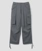 AGOD Cargo Strap Parachute Cotton Pants [Gray]