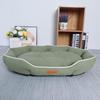Er Yan Oval Suede Pet Bed for Large Dogs