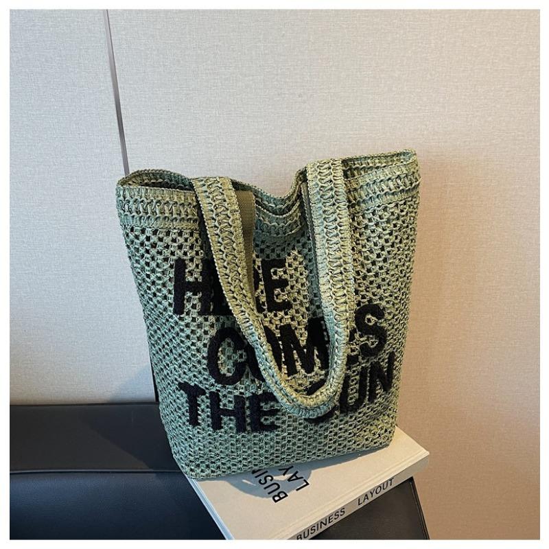 A Large-capacity Commuting Spring and Summer Fashionable Single-shoulder Bag with A High-end Feel and A Beach Bag