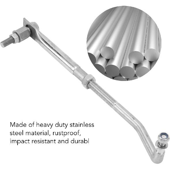 Acouto Outboard Steering Connecting Link Tie Rod 265‑315mm Adjustable Stainless Steel for to Outboard Engine Marine Boat Accessories