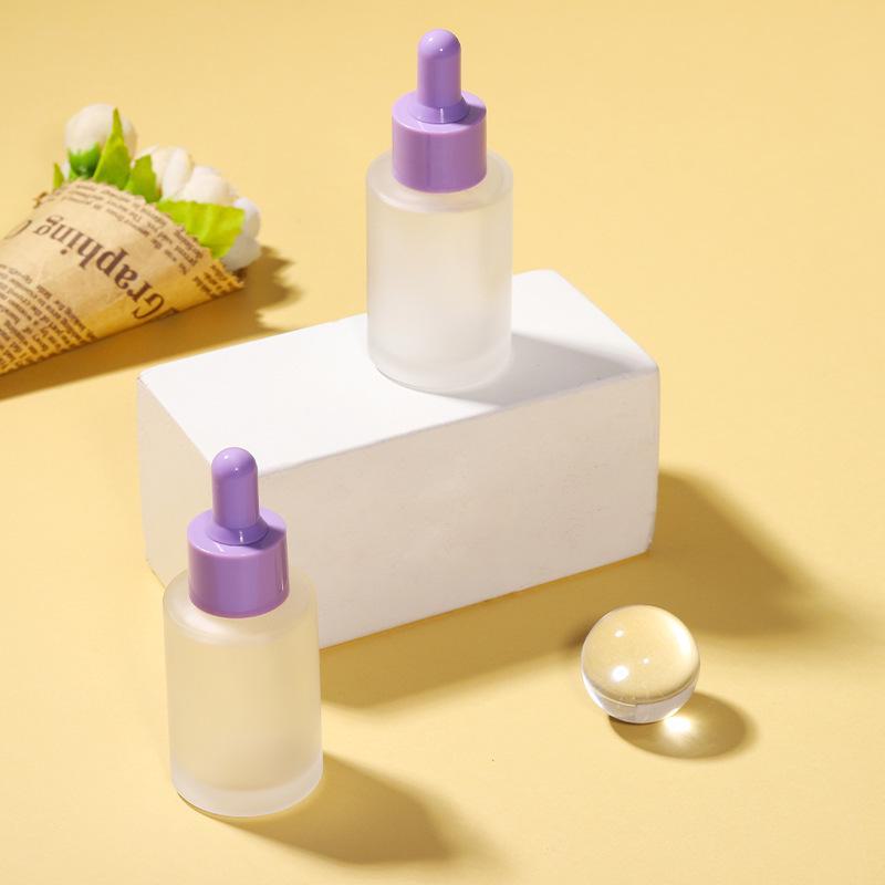 30ml Frosted Macaron Dropper Bottle - Transparent for Essential Oils and Essences