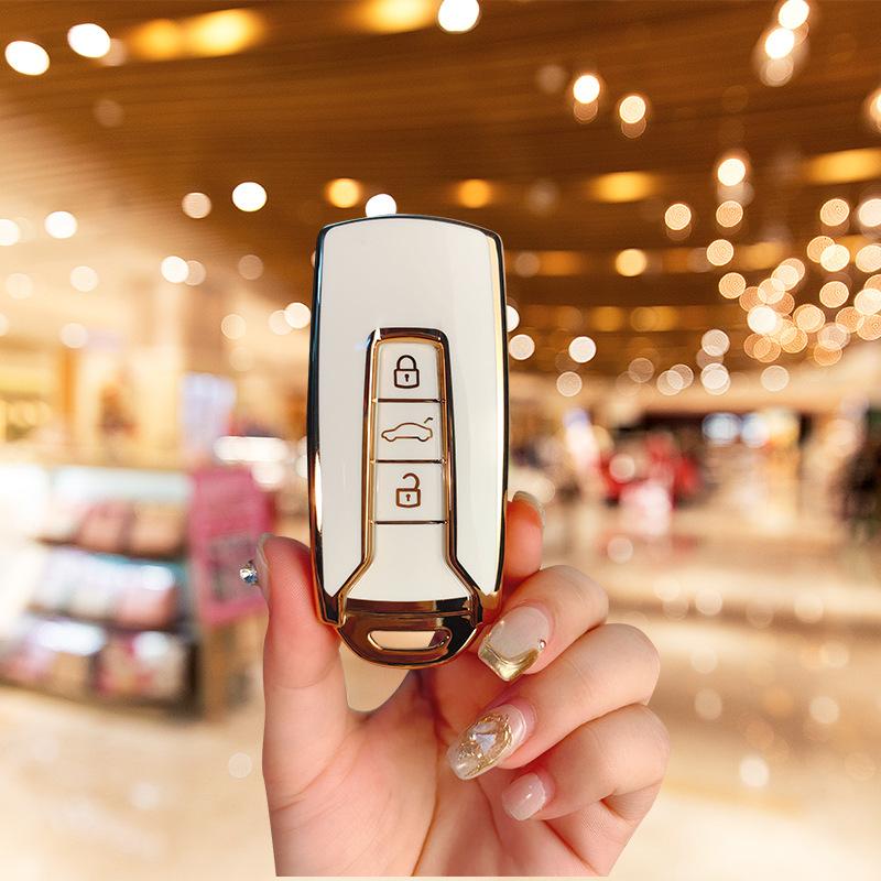 Dedicated To 23 Volkswagen Touareg Car Key Sets 19-23 Touareg Imported Protective Case Simple Buckle for Men and Women