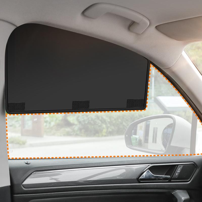 SEAMETAL Magnetic Car Window Sunshade Detachable Spliced Side Window Curtain Car Glass Sun Protection Curtain Shade