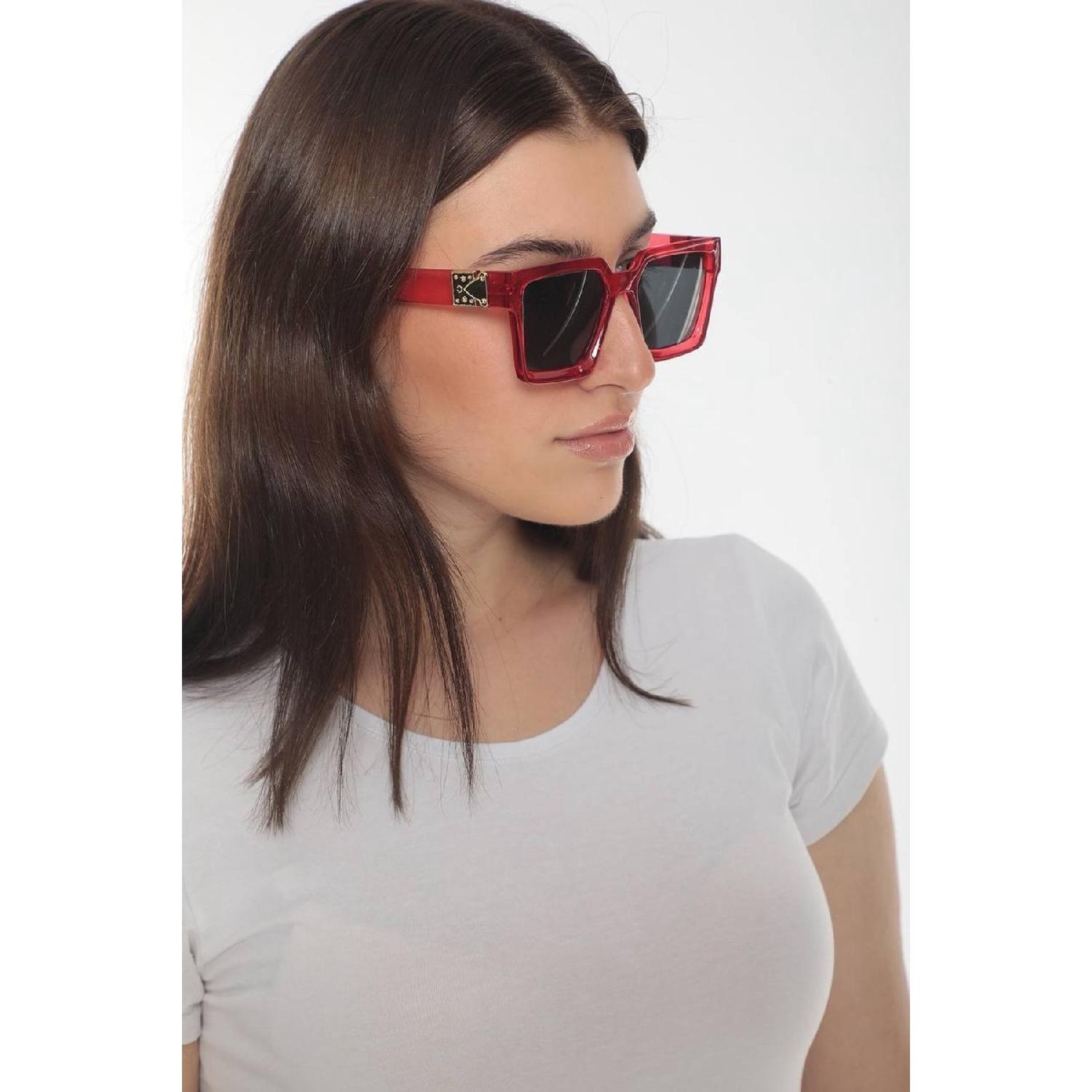 

Gold Detailed Sunglasses коричневий