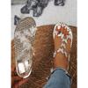 36-43 Size New Butterfly Rhinestone Flat Sandals with Soft Sole and Beach Heel Sandals
