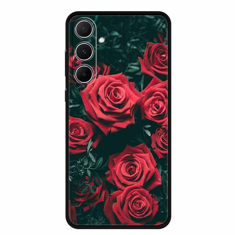For Samsung Galaxy A55 5G Case Animals Soft Silicone TPU Phone Cases Back Cover For SamsungA55 Wolf Protector Cute Girl Shell
