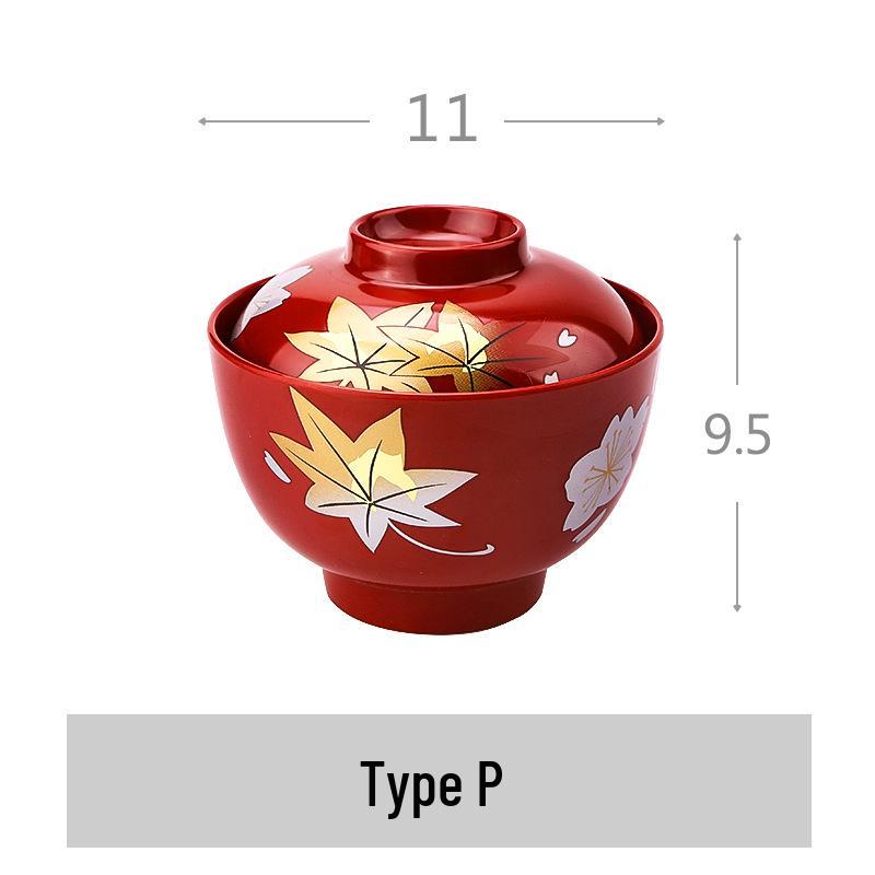 Japanese-Korean Style Soup Bowl with Lid - Versatile for Soup, Rice, or Dipping Sauces