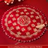 Wedding Blessing Blanket: Bridal Bed Decor, Happy Cushion, Noble Birth Symbol, Dowry Gift, Mai Taibao.