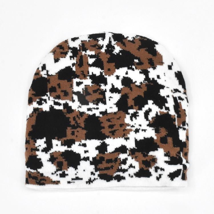 Slouchy Cotton Beanies Winter Warm Skull Cap Knitted Beanie Y2k Accessories