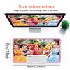 Disney Princesses Garden Large Gaming Mouse Pad Nonslip Rubber Base Waterproof Desk Mat For Office Pc Laptop