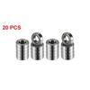 Motoforti 20pcs MR148ZZ 8x14x4mm Double Metal Shield Single Row Deep Groove Ball Bearings Silver Tone