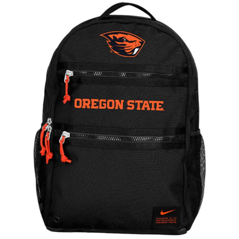 Nike Polyester Backpack Regular Unisex Orange Black Casual A11951-1OE