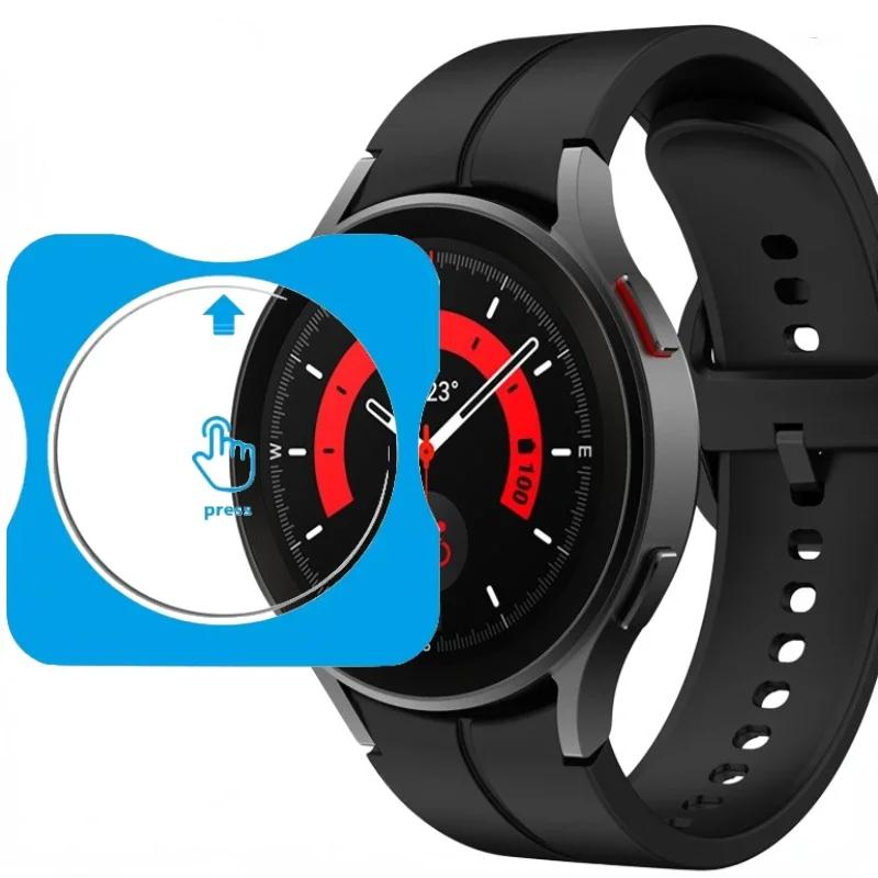 One-Click Tempered Glass for Samsung Galaxy Watch Ultra 47mm HD Screen Protector Bumper for Watch 8 7 6 classic 5pro 4 44mm 40mm