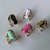 Dripping Oil Painting Ring Korean Style Enamel Ring Creative Frog Drip Oil Ring  Friend
