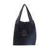 Nananoel Nillie Glitter Shaggy Hair Tote BagA4 Size Compatible 2553311021 Black (210)