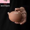 150ml Old Rock Mud Teapot Elegant Gilded Silver Pot Household Tea Soaking Kettle with Filter Tea Services Supplies Decoration