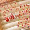 2026 Wealth & Luck 6D Embossed Mahjong New Year Nail Stickers