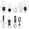 BBFP7 Metal/Leather Car Keychain Badge Emblem For Opel Astra Grandland Corsa Mokka Frontera Insignia Zafira Key Chain Rings Accessorie