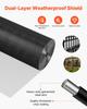 VEVOR Hardware Cloth 61cm X 15.2m, 1/2 In 19 Gauge Galvanized Wire Mesh Roll, Weather-Resistant Vinyl Coated Chicken Wire Fencing