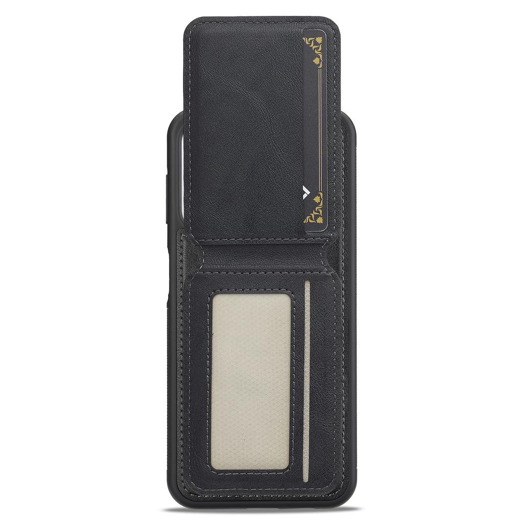 For Samsung Galaxy A54 5G Magnetic Case Detachable Card Holder Leather+TPU Mobile Cover