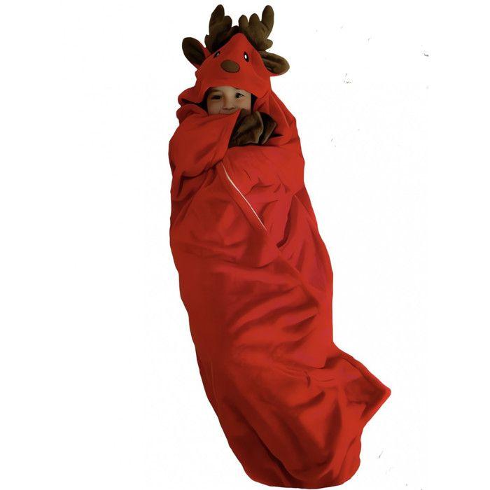Fleece Blanket 116x134 Cm REINDEER