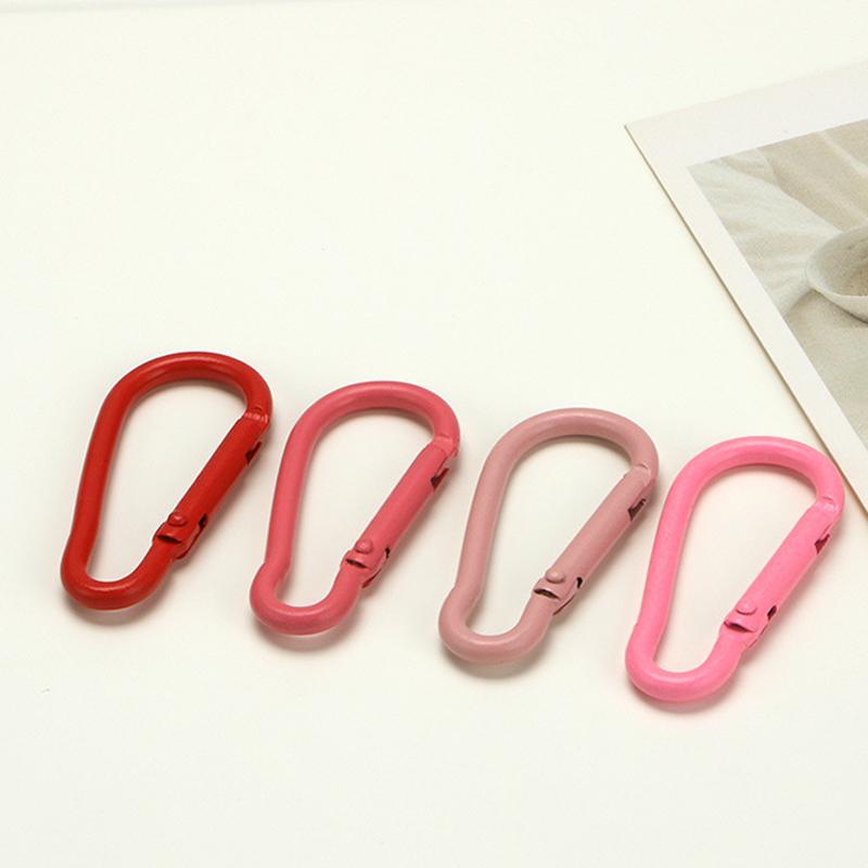 5 szt. Karabińczyk wspinaczkowy Pierścień sprężynowy Stop Otwierany Brelok Paski Części Zawieszka Klamra Zatrzaskowa Klips Hak spustowy