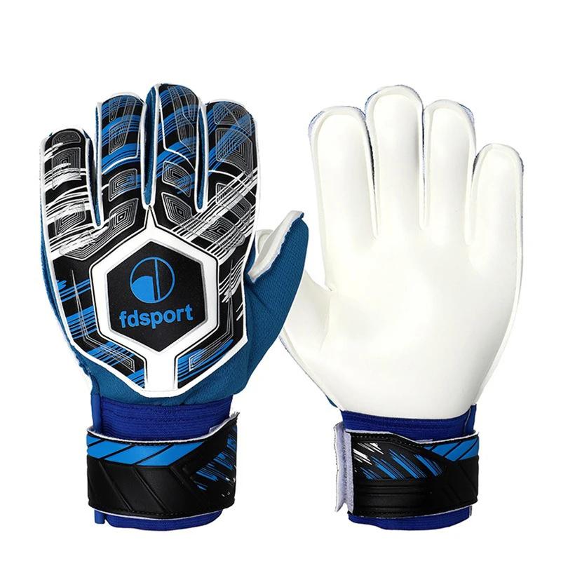 Childs Professional Goalkeeper Gloves Kids Football Latex Thickened Protection Goalkeeper Gloves Soccer Goalie Non-slip Gloves