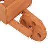 Planters In Wheelbarrow Design 2 Pcs 47x15x19 Cm Solid Wood