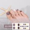 Gel Toenail Stickers Gel Manicure Stickers 3D Phototherapy Nails Semi-cured Toenail Stickers