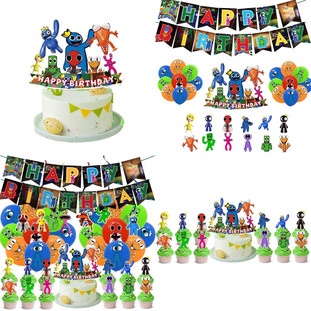 Çocuklar İçin Muhteşem Bir Doğum Günü Kutlaması İçin Roblox Rainbow Friends Parti Malzemeleri